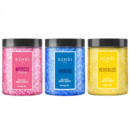 Sensi CBD 1000mg CBD Infused Bath Salts - 700g (BUY 1 GET 1 FREE)