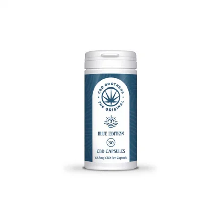 CBD Brothers Blue Edition 1875mg CBD/CBDA Vegan Capsules - 30 Caps