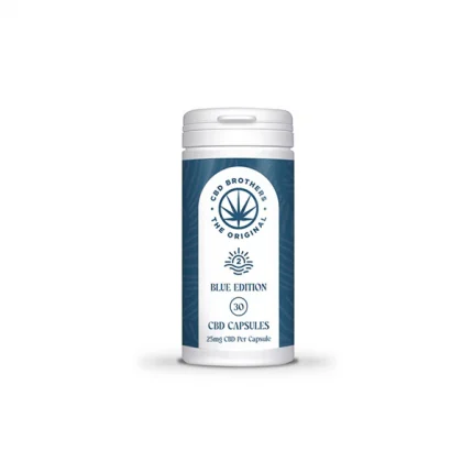 CBD Brothers Blue Edition 750mg CBD/CBDA Vegan Capsules - 30 Caps