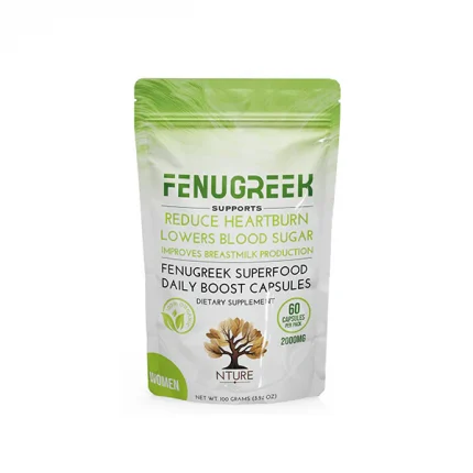 NTURE 2000mg Fenugreek Womens Capsules - 60 Caps