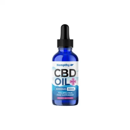 Hempthy 4000mg CBD Oil Full Spectrum Food Supplement Mixed Berries - 30ml
