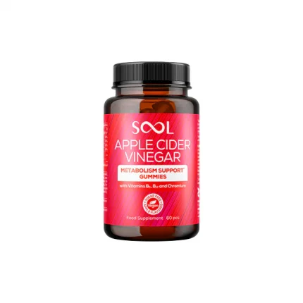 SOOL 500mg Apple Cider Vinegar Gummies - 60 Pieces