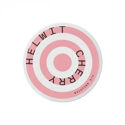 HELWIT 9mg Nicotine Pouches Cherry - 20 Pouches